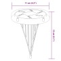 Luces solares suelo jardín con picos tierra blanco cálido 4 uds de , Iluminación de exterior - Ref: Foro24-4008196, Precio: 2...