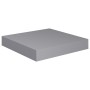 Set of 2 gray MDF floating wall shelves 23x23.5x3.8 cm by vidaXL, Shelves and shelves - Ref: Foro24-323845, Price: 19,17 €, D...