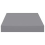 Set of 2 gray MDF floating wall shelves 23x23.5x3.8 cm by vidaXL, Shelves and shelves - Ref: Foro24-323845, Price: 19,17 €, D...