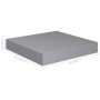 Set of 2 gray MDF floating wall shelves 23x23.5x3.8 cm by vidaXL, Shelves and shelves - Ref: Foro24-323845, Price: 19,17 €, D...