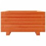 Jardinera madera maciza de pino marrón cera 50x50x26,5 cm de , Maceteros y jardineras - Ref: Foro24-847295, Precio: 62,27 €, ...