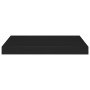 Floating wall shelves 2 units black MDF 50x23x3.8 cm by vidaXL, Shelves and shelves - Ref: Foro24-323830, Price: 26,33 €, Dis...