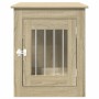 Engineered wood dog crate in Sonoma oak, 55x75x65 cm by , Dog kennels - Ref: Foro24-847489, Price: 97,72 €, Discount: %