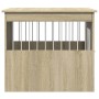 Engineered wood dog crate in Sonoma oak, 55x75x65 cm by , Dog kennels - Ref: Foro24-847489, Price: 97,72 €, Discount: %