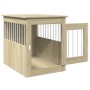 Engineered wood dog crate in Sonoma oak, 55x75x65 cm by , Dog kennels - Ref: Foro24-847489, Price: 97,72 €, Discount: %