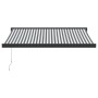 Toldo retráctil aluminio y tela antracita y blanco 3,5x2,5 m de , Toldos - Ref: Foro24-3216129, Precio: 561,25 €, Descuento: %