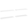 Floating wall shelves 4 pcs MDF white 90x23.5x3.8 cm by vidaXL, Shelves and shelves - Ref: Foro24-323819, Price: 85,61 €, Dis...