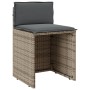 Garden chairs and table with cushions 3 pieces gray PE rattan by , Garden sets - Ref: Foro24-4003876, Price: 200,71 €, Discou...