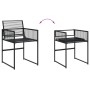 5-piece black synthetic rattan garden dining set by , Garden sets - Ref: Foro24-3295048, Price: 411,39 €, Discount: %