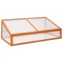 Fir wood orange greenhouse 110x58.5x39 cm by , Greenhouses - Ref: Foro24-362646, Price: 54,15 €, Discount: %