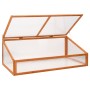 Fir wood orange greenhouse 110x58.5x39 cm by , Greenhouses - Ref: Foro24-362646, Price: 54,15 €, Discount: %