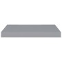 Estantes flotantes de pared 4 uds MDF gris 50x23x3,8 cm de vidaXL, Estantes y estanterías - Ref: Foro24-323852, Precio: 46,51...