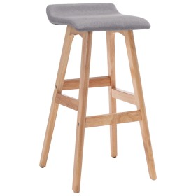 Light gray fabric kitchen stool by , Kitchen stools - Ref: Foro24-249575, Price: 79,12 €, Discount: %