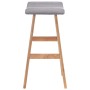 Light gray fabric kitchen stool by , Kitchen stools - Ref: Foro24-249575, Price: 79,12 €, Discount: %