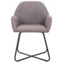 Dining chairs 6 units in gray taupe fabric by , dining chairs - Ref: Foro24-277113, Price: 650,77 €, Discount: %