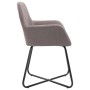 Dining chairs 6 units in gray taupe fabric by , dining chairs - Ref: Foro24-277113, Price: 650,77 €, Discount: %