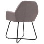 Dining chairs 6 units in gray taupe fabric by , dining chairs - Ref: Foro24-277113, Price: 650,77 €, Discount: %