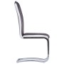 Sillas voladizas de comedor 6 unidades cuero sintético marrón de , Sillas de comedor - Ref: Foro24-278834, Precio: 410,96 €, ...