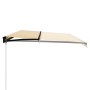 Toldo manual retráctil amarillo y blanco 600x300 cm de , Toldos - Ref: Foro24-3055200, Precio: 504,13 €, Descuento: %