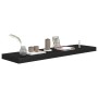 Set of 2 black MDF floating wall shelves 90x23.5x3.8 cm by vidaXL, Shelves and shelves - Ref: Foro24-323839, Price: 38,61 €, ...