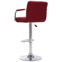 Kitchen bar stool with wine-colored fabric by , Kitchen stools - Ref: Foro24-283417, Price: 86,21 €, Discount: %