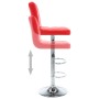 Küchenhocker 2 Stück Kunstleder Rot von , Küchenhocker - Ref: Foro24-323635, Preis: 140,58 €, Rabatt: %