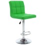 Kitchen stools 2 units synthetic leather green by , Kitchen stools - Ref: Foro24-323642, Price: 119,87 €, Discount: %