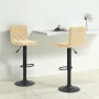 Kitchen stools 2 units cream velvet by , Kitchen stools - Ref: Foro24-333730, Price: 123,57 €, Discount: %