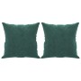 2-seater sofa with dark green velvet cushions, 120 cm by , Sofas - Ref: Foro24-3200937, Price: 262,11 €, Discount: %