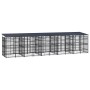 Outdoor dog kennel with a steel roof, 18.43 m² by , Dog kennels and fences - Ref: Foro24-3098017, Price: 3,00 €, Discount: %