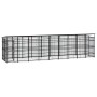 Outdoor dog kennel with a steel roof, 16.59 m² by , Dog kennels and fences - Ref: Foro24-3097972, Price: 2,00 €, Discount: %