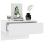 White wall-mounted bedside table by , Nightstands - Ref: Foro24-810935, Price: 46,00 €, Discount: %