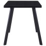 Black tempered glass dining table 140x70x75 cm by , Kitchen and dining tables - Ref: Foro24-281873, Price: 152,74 €, Discount: %