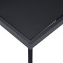 Black tempered glass dining table 140x70x75 cm by , Kitchen and dining tables - Ref: Foro24-281873, Price: 152,74 €, Discount: %