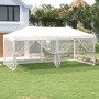 Carpa para fiestas plegable con paredes laterales blanca 3x6 m de , Carpas y cenadores - Ref: Foro24-93552, Precio: 182,25 €,...