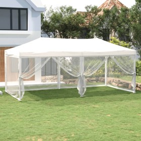 Folding party tent with white side walls 3x6 m by , Tents and gazebos - Ref: Foro24-93552, Price: 187,99 €, Discount: %