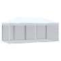 Carpa para fiestas plegable con paredes laterales blanca 3x6 m de , Carpas y cenadores - Ref: Foro24-93552, Precio: 182,25 €,...