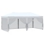 Carpa para fiestas plegable con paredes laterales blanca 3x6 m de , Carpas y cenadores - Ref: Foro24-93552, Precio: 182,25 €,...