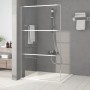 Shower screen made of clear silver tempered glass 115x195 cm by , Shower walls and screens - Ref: Foro24-152118, Price: 164,5...