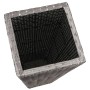 Set of 3 pieces of synthetic gray rattan flowerbeds by , Pots and planters - Ref: Foro24-45424, Price: 79,93 €, Discount: %