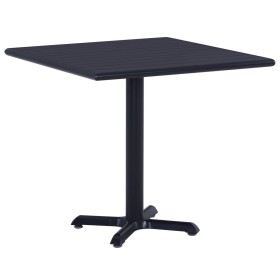 Black garden table 80x80x75 cm by , Garden tables - Ref: Foro24-49470, Price: 169,99 €, Discount: %