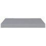 Floating wall shelves 2 units MDF gray 50x23x3.8 cm by vidaXL, Shelves and shelves - Ref: Foro24-323851, Price: 26,35 €, Disc...