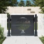 Garden gate in anthracite grey steel with tree design, 105x105 cm. by , garden gates - Ref: Foro24-153155, Price: 209,86 €, D...