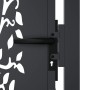 Garden gate in anthracite grey steel with tree design, 105x105 cm. by , garden gates - Ref: Foro24-153155, Price: 209,86 €, D...