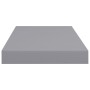 Floating wall shelves 2 units MDF gray 50x23x3.8 cm by vidaXL, Shelves and shelves - Ref: Foro24-323851, Price: 26,35 €, Disc...