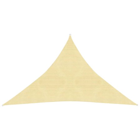 Beige HDPE sail shade 160 g/m² 5x5x6 m by , Umbrellas - Ref: Foro24-311155, Price: 33,99 €, Discount: %