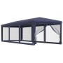 Party tent with 8 blue HDPE mesh walls 3x9 m by , Tents and gazebos - Ref: Foro24-319242, Price: 135,65 €, Discount: %