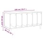 Mueble discos madera contrachapada roble ahumado 100x38x48 cm de , Almacenamiento para CD y DVD - Ref: Foro24-831978, Precio:...