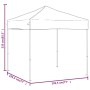 Carpa para fiestas plegable negro 2x2 m de , Carpas y cenadores - Ref: Foro24-93497, Precio: 90,02 €, Descuento: %