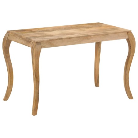 Mesa de comedor de madera maciza de mango 118x60x76 cm de , Mesas de cocina y de comedor - Ref: Foro24-247113, Precio: 241,73...